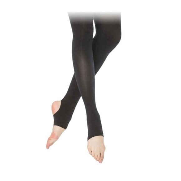 New Sansha Stirrup Black Child’s M/L Tights Pack of 3, T91 Dance Jazz Lyrical - Picture 1 of 10